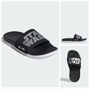 adidas kids Star Wars Adilette Comfort Slides Kids 6 Boys Sandals Black